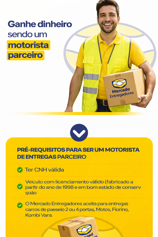 Motorista Parceiro Mercado Entregadores